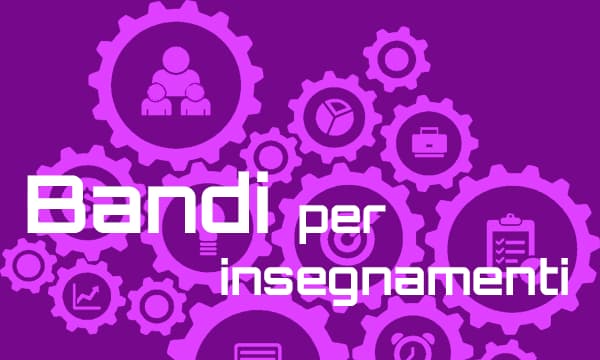 Bandi per insegnamenti - cover